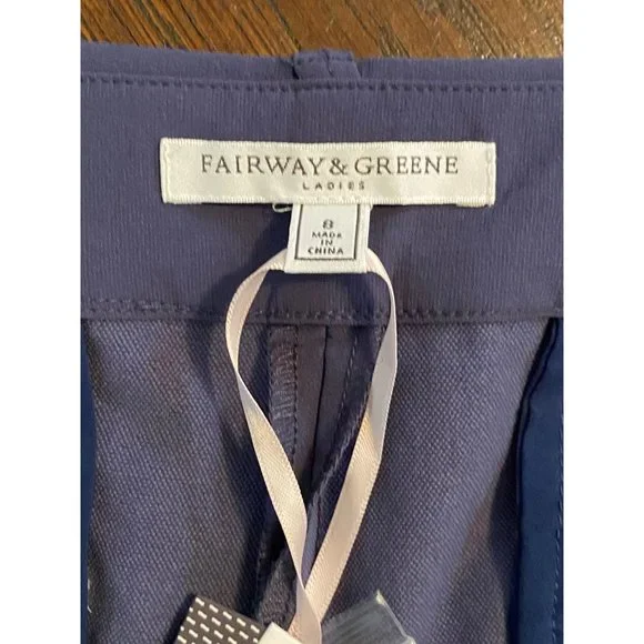 NWT Fairway & Greene Ladies Megan Golf Short- Twilight- Size 8 - Picture 5 of 6